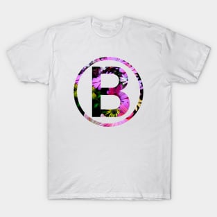 Letter B From Roses T-Shirt